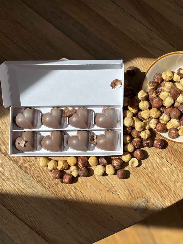 Boite de 8 bonbons vanille lactées